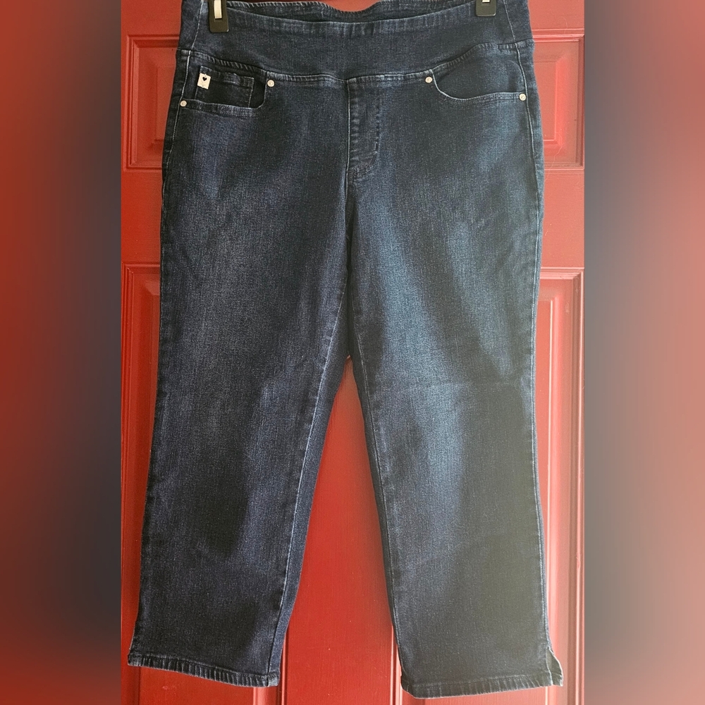 BELLE by KIM GRAVEL Tripleluxe Demin Jeans Size 14